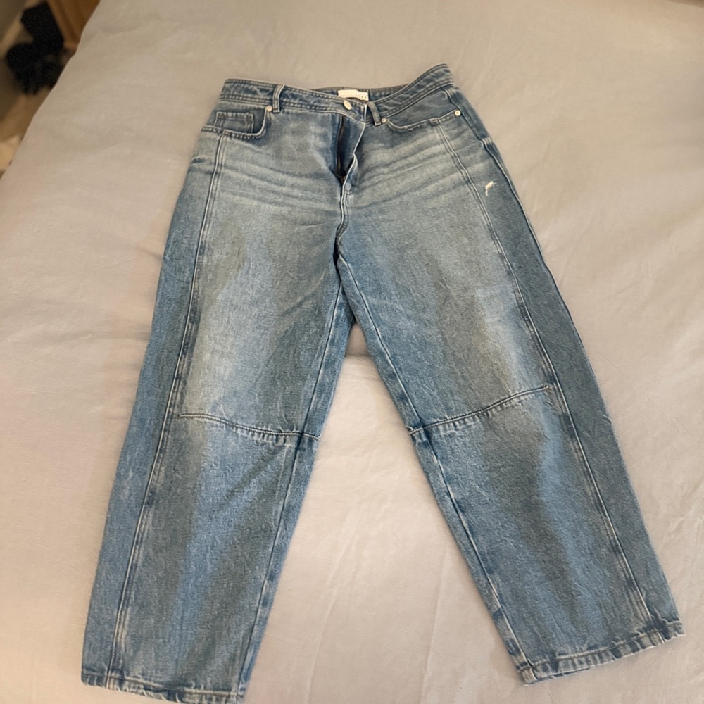 LOFT Relaxed Fit Light Blue Jeans